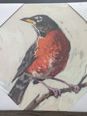 Sullivans Darren Gygi Home Collection Red Robin Canvas Wall Art Red Robin Canvas